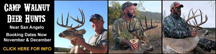 Camp Walnutt Deer Huntts in West Texas